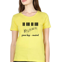 Load image into Gallery viewer, Piano T-Shirt for Women-Ektarfa.online
