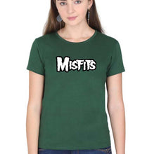 Load image into Gallery viewer, Misfits T-Shirt for Women-Dark Green-Ektarfa.online
