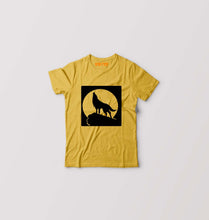 Load image into Gallery viewer, WOLF Kids T-Shirt for Boy/Girl-Golden Yellow-Ektarfa.online
