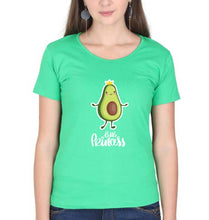 Load image into Gallery viewer, Avocado Princess T-Shirt for Women-flag green-Ektarfa.online
