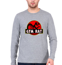 Load image into Gallery viewer, Gym Rat Full Sleeves T-Shirt for Men-Grey Melange-Ektarfa.online
