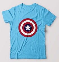 Load image into Gallery viewer, Captain America T-Shirt for Men-Light Blue-Ektarfa.online
