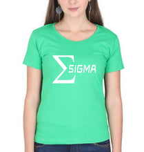 Load image into Gallery viewer, Sigma T-Shirt for Women-flag green-Ektarfa.online
