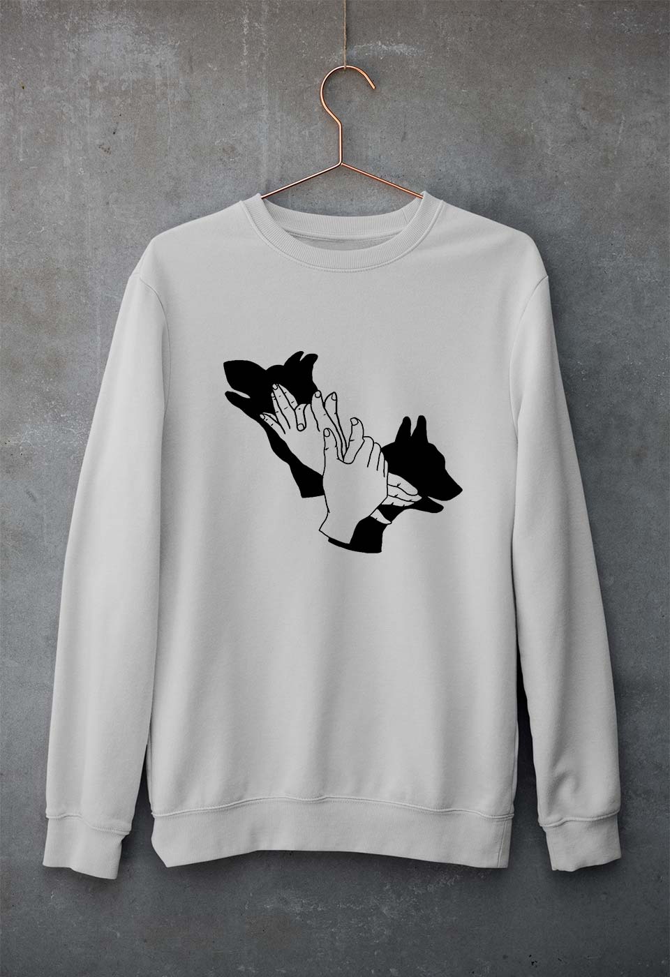 Dog Unisex Sweatshirt for Men/Women-Grey Melange-Ektarfa.online