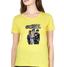 Load image into Gallery viewer, Gorillaz T-Shirt for Women-Yellow-Ektarfa.online
