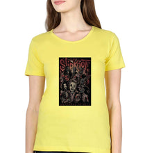 Load image into Gallery viewer, Slipknot T-Shirt for Women-Yellow-Ektarfa.online
