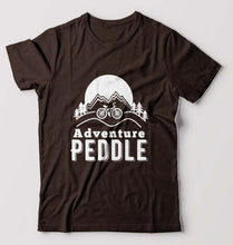 Load image into Gallery viewer, Cycling Adventure T-Shirt for Men-Coffee Brown-Ektarfa.online
