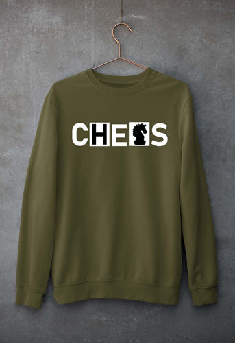 Chess Unisex Sweatshirt for Men/Women-Olive Green-Ektarfa.online
