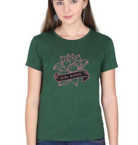 Frida Kahlo T-Shirt for Women-Dark Green-Ektarfa.online