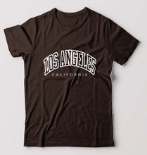 Load image into Gallery viewer, Varsity Los Angeles T-Shirt for Men-Coffee Brown-Ektarfa.online
