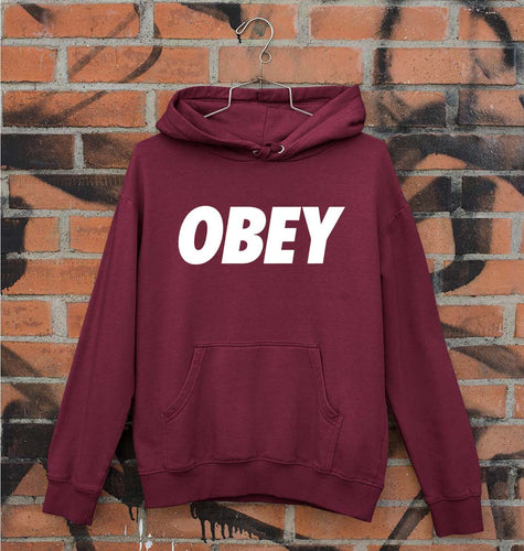 Obey Unisex Hoodie for Men/Women-Maroon-Ektarfa.online