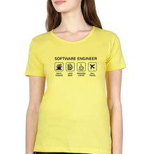 Load image into Gallery viewer, Software Engineer T-Shirt for Women-Yellow-Ektarfa.online
