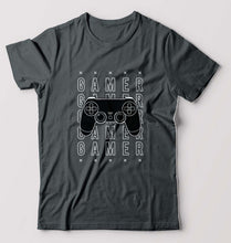Load image into Gallery viewer, Geek Gamer T-Shirt for Men-Steel grey-Ektarfa.online
