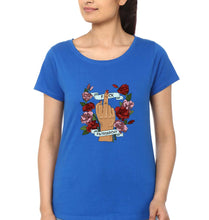 Load image into Gallery viewer, Fuck Patriarchy T-Shirt for Women-Royal Blue-Ektarfa.online
