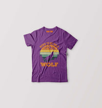 Load image into Gallery viewer, Wolf Kids T-Shirt for Boy/Girl-Purple-Ektarfa.online
