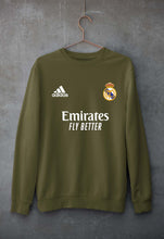 Load image into Gallery viewer, Real Madrid 2021-22 Unisex Sweatshirt for Men/Women-Olive Green-Ektarfa.online

