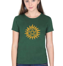 Load image into Gallery viewer, Supernatural T-Shirt for Women-Dark Green-Ektarfa.online
