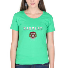 Load image into Gallery viewer, Harvard T-Shirt for Women-Flag Green-Ektarfa.online
