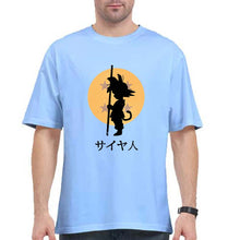 Load image into Gallery viewer, Dragon Ball Goku Oversized T-Shirt for Men-Baby Blue-Ektarfa.online
