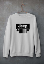 Load image into Gallery viewer, Jeep Unisex Sweatshirt for Men/Women-S(40 Inches)-Grey Melange-Ektarfa.online
