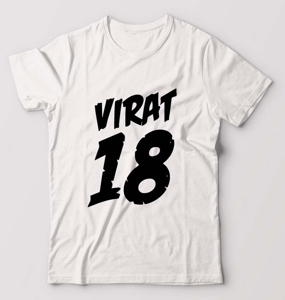 Virat Kohli T-Shirt for Men-White-Ektarfa.online