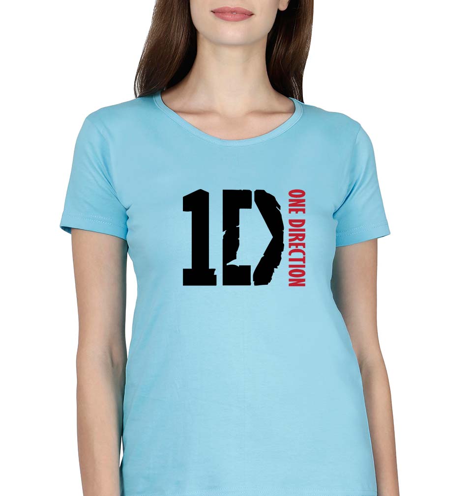 One Direction T-Shirt for Women-SkyBlue-Ektarfa.online