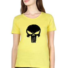 Load image into Gallery viewer, Punisher T-Shirt for Women-Yellow-Ektarfa.online
