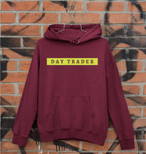 Load image into Gallery viewer, Day Trader Share Market Unisex Hoodie for Men/Women-S(40 Inches)-Maroon-Ektarfa.online
