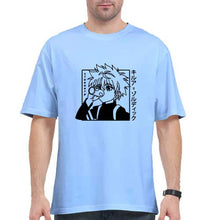Load image into Gallery viewer, Killua Zoldyck Oversized T-Shirt for Men-Baby Blue-Ektarfa.online
