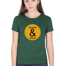 Load image into Gallery viewer, Muslim T-Shirt for Women-Dark Green-Ektarfa.online
