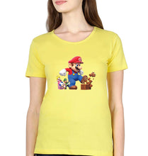 Load image into Gallery viewer, Mario T-Shirt for Women-Yellow-Ektarfa.online
