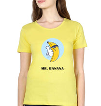 Load image into Gallery viewer, Banana T-Shirt for Women-Yellow-Ektarfa.online
