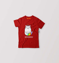 Load image into Gallery viewer, Cat Unicorn Kids T-Shirt for Boy/Girl-Red-Ektarfa.online
