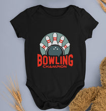 Load image into Gallery viewer, Bowling Champion Kids Romper For Baby Boy/Girl-Black-Ektarfa.online
