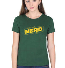 Load image into Gallery viewer, Nerd T-Shirt for Women-Dark Green-Ektarfa.online
