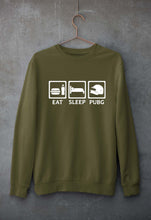 Load image into Gallery viewer, PUBG Eat Sleep Pubg Unisex Sweatshirt for Men/Women-Olive Green-Ektarfa.online
