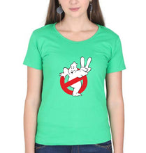 Load image into Gallery viewer, Ghostbusters T-Shirt for Women-flag green-Ektarfa.online
