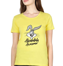 Load image into Gallery viewer, Rabbit Bunny T-Shirt for Women-Yellow-Ektarfa.online
