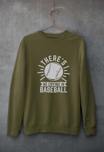 Baseball Unisex Sweatshirt for Men/Women-Olive Green-Ektarfa.online
