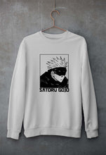 Load image into Gallery viewer, Gojo Satoru Anime Unisex Sweatshirt for Men/Women-Grey Melange-Ektarfa.online
