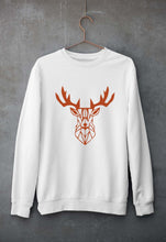 Load image into Gallery viewer, Deer Unisex Sweatshirt for Men/Women-White-Ektarfa.online
