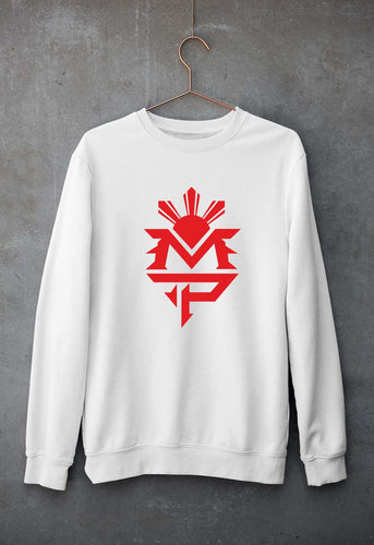MP Manny Paquiao Pacman Unisex Sweatshirt for Men/Women-White-Ektarfa.online