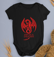 Load image into Gallery viewer, House of the Dragon (GOT) Kids Romper For Baby Boy/Girl-0-5 Months(18 Inches)-Black-Ektarfa.online
