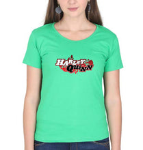 Load image into Gallery viewer, Harley Quinn T-Shirt for Women-flag green-Ektarfa.online
