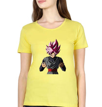 Load image into Gallery viewer, Goku Anime T-Shirt for Women-Yellow-Ektarfa.online
