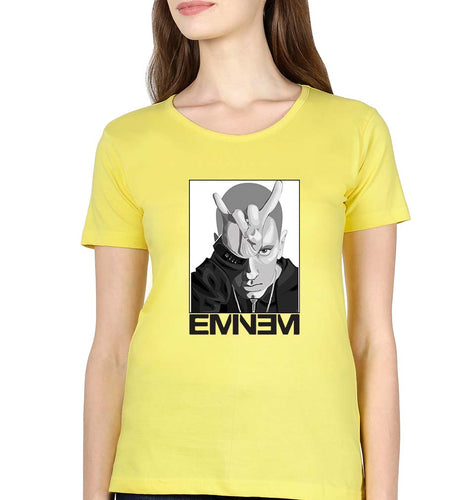 EMINEM T-Shirt for Women-Yellow-Ektarfa.online