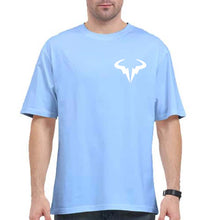 Load image into Gallery viewer, Rafael Nadal (RAFA) Oversized T-Shirt for Men-Baby Blue-Ektarfa.online
