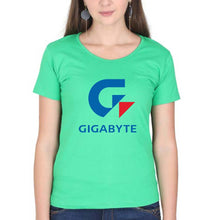 Load image into Gallery viewer, Gigabyte T-Shirt for Women-flag green-Ektarfa.online
