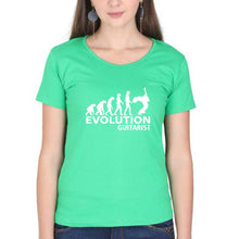 Load image into Gallery viewer, Guitarist T-Shirt for Women-flag green-Ektarfa.online
