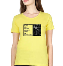 Load image into Gallery viewer, José Mourinho T-Shirt for Women-Yellow-Ektarfa.online
